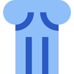 Column Icon from Sharp Flat Set
