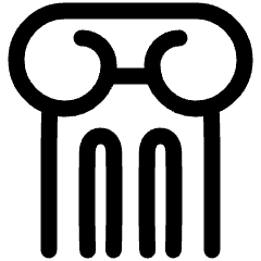 Column Icon from Plump Line Set