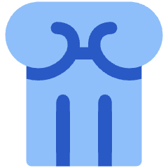 Column Icon from Plump Flat Set