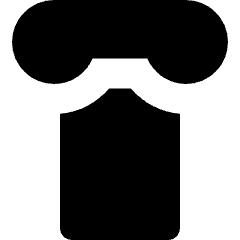 Column Icon from Micro Solid Set
