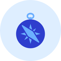 Compass Icon from Kameleon Duo Set