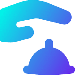 Concierge Receptionist Icon from Flex Gradient Set