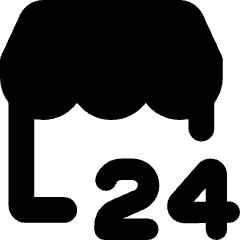 Convenience Store Icon from Core Solid Set