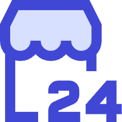 Convenience Store Icon from Sharp Duo Set