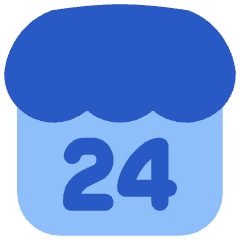 Convenience Store Icon from Flex Flat Set