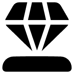 Diamond Icon from Plump Solid Set