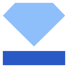 Diamond Icon from Sharp Flat Set