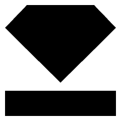 Diamond Icon from Sharp Solid Set