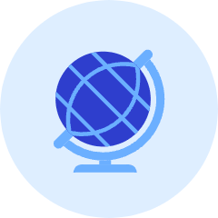 Education Globe Icon from Kameleon Duo Set