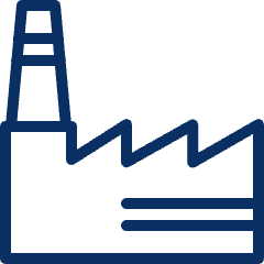 Factory Icon from Cyber Line Set