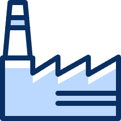 Factory Icon from Cyber Duotone Set