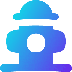 Fire Hydrant Icon from Flex Gradient Set