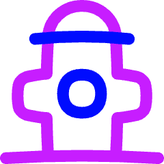 Fire Hydrant Icon from Flex Neon Set