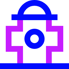 Fire Hydrant Icon from Sharp Neon Set