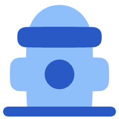 Fire Hydrant Icon from Plump Flat Set