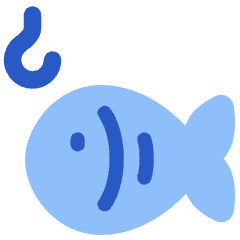 Fishing Icon from Plump Flat Set