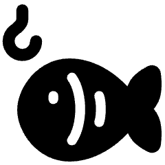 Fishing Icon from Plump Solid Set