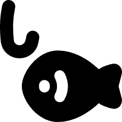 Fishing Icon from Flex Solid Set