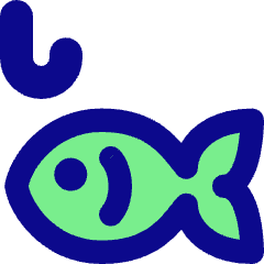 Fishing Icon from Core Pop Set