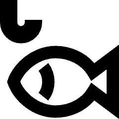 Fishing Icon from Sharp Remix Set