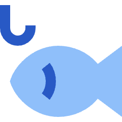 Fishing Icon from Sharp Flat Set