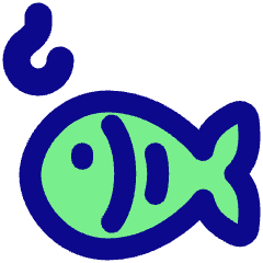 Fishing Icon from Plump Pop Set