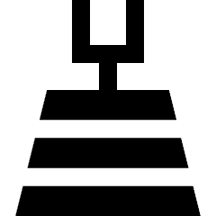 Football Field Icon from Sharp Solid Set