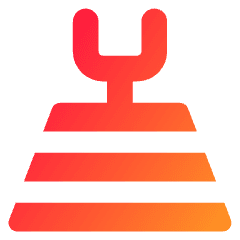 Football Field Icon from Core Gradient Set