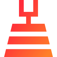 Football Field Icon from Sharp Gradient Set