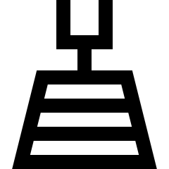 Football Field Icon from Sharp Line Set