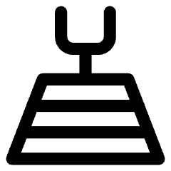 Football Field Icon from Core Line Set