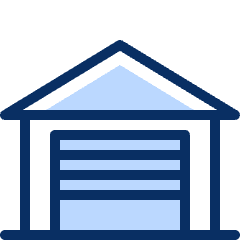 Garage Icon from Cyber Duotone Set
