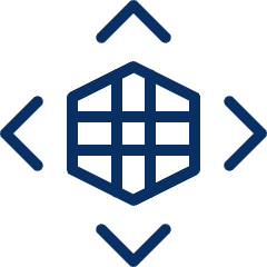 Globe All Direction Icon from Cyber Line Set