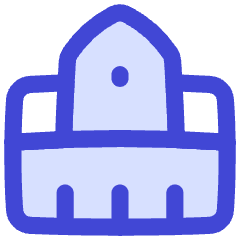 Government Building 1 Icon from Flex Duo Set
