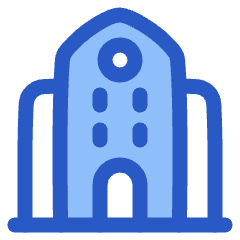 Government Building 1 Icon from Plump Duo Set