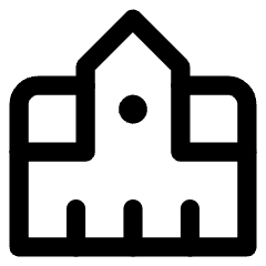 Government Building 1 Icon from Core Line Set