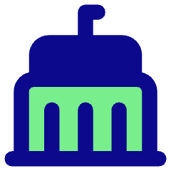 Government Building 2 Icon from Core Pop Set