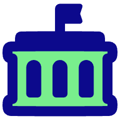 Government Building 2 Icon from Plump Pop Set