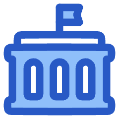 Government Building 2 Icon from Plump Duo Set