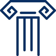 Greek Column Icon from Cyber Duotone Set