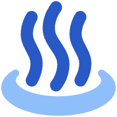 Hot Spring Icon from Plump Flat Set