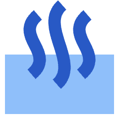Hot Spring Icon from Sharp Flat Set