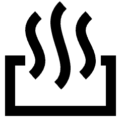 Hot Spring Icon from Sharp Line Set