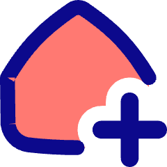 House Add Home Icon from Flex Pop Set