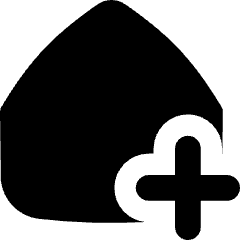 House Add Home Icon from Flex Solid Set