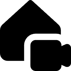 House Camera Outdoor Icon from Core Solid Set