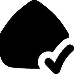House Confirm Check Home Icon from Flex Solid Set