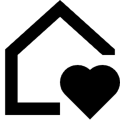House Family Home Icon from Sharp Remix Set