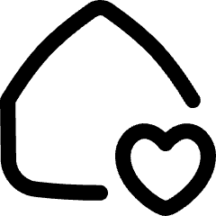 House Family Home Icon from Flex Line Set