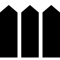 House Fence Icon from Sharp Solid Set